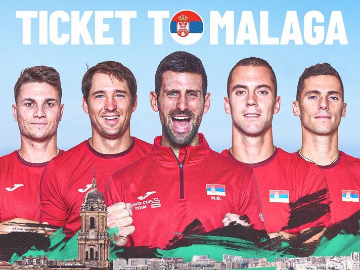 Тенисери Србије на завршном турниру Дејвис купа у Малаги