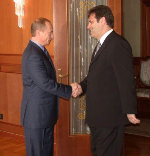 Председник Русије Владимир Путин и премијер Коштуница у Сочију